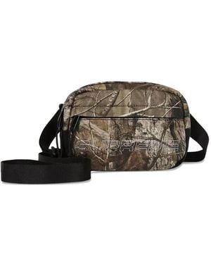 Supreme Mini Denim "Camo" Messenger Bag - Grey