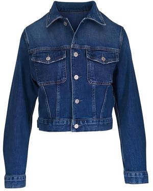 Citizens of Humanity Charisse Briar Buttoned Denim Jacket - Blue