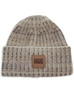 UGG Mélange-Effect Beanie Hat - Grey