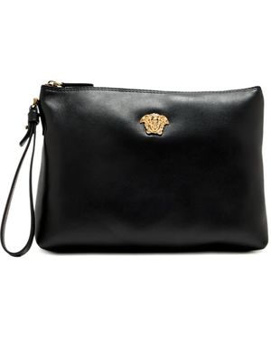 Versace La Medusa Clutch Bag - Black
