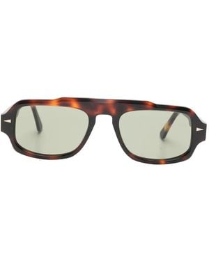 Ahlem Geometric-Frame Sunglasses - Brown