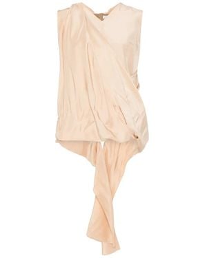 Carven Neck-Tie Blouse - Natural
