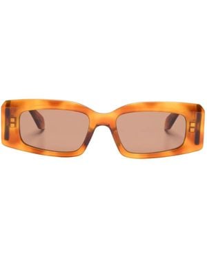 Alaïa Gafas De Sol Con Montura Rectangular - Rosa
