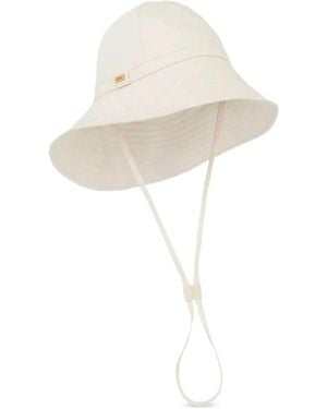 Chloé Logo-Plaque Sun Hat - White