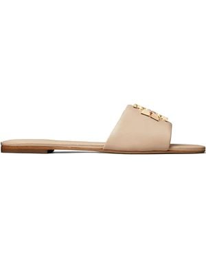 Tory Burch Eleanor Slide Sandals - White