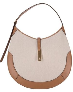 Polo Ralph Lauren Large Polo Id Shoulder Bag - White