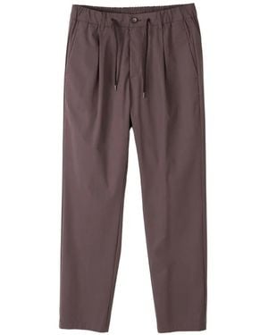 Herno Pantalones Resort Con Cordones - Marrón