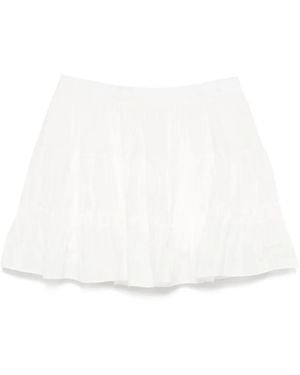 Chocoolate Tiered Skirt - White