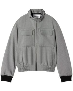 Lanvin Mohair Wool Jacket - Grey