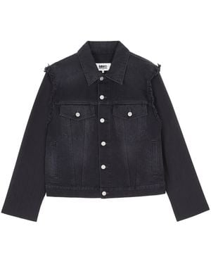 MM6 by Maison Margiela Denim Jacket - Blue