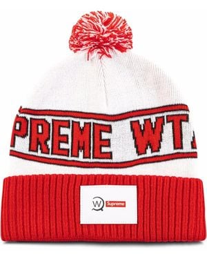 Supreme X Wtaps ビーニー - ホワイト