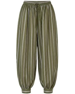 Cinq À Sept Pantalon Sullivan À Rayures - Green