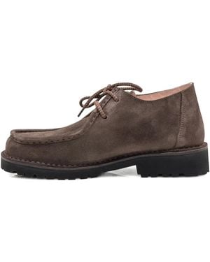 Astorflex Lace-up Suede Loafers - ブラウン