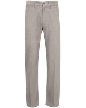 Needles Corduroy Straight-Leg Trousers - Grey