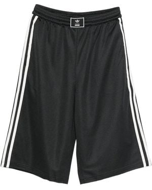 adidas X Avavav Logo Stripe Shorts - Black