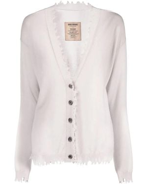 Uma Wang Fringed Cashmere Cardigan - Multicolour
