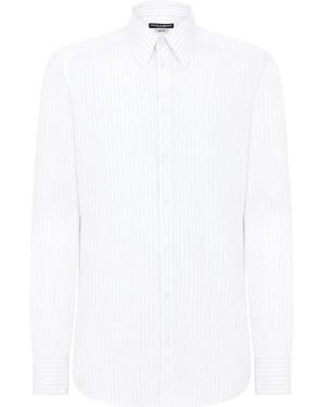 Dolce & Gabbana ストライプ シャツ - ホワイト