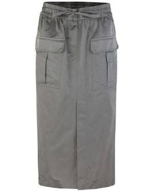 P.A.R.O.S.H. Cargo Skirt - Grey