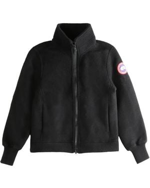 Canada Goose Zip High-Neck Jacket - Black