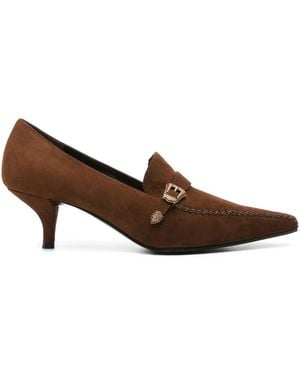 Roberto Festa Suede Court Shoes - Brown