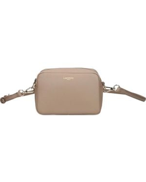 Lacoste Champs-Élysées Leather Cross Body - Natural
