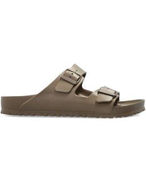 Birkenstock Arizona Slippers Met Dubbele Gesp - Bruin