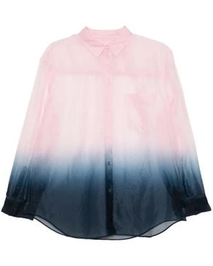 JNBY Gradient Silk Shirt - Pink