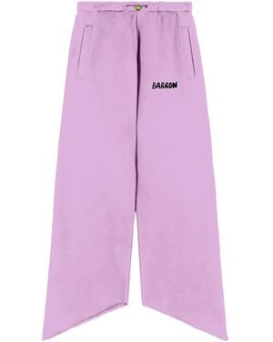 Barrow Asymmetrische Trainingsbroek Met Zakdetail - Paars