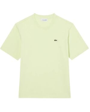 Lacoste Logo-Patch T-Shirt - Yellow