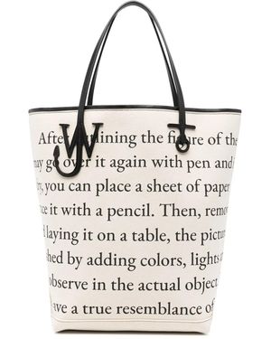 JW Anderson Große Anchor Tote Bag - Weiß