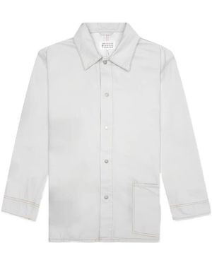 Maison Margiela Selvedge Jeansjacke - Weiß