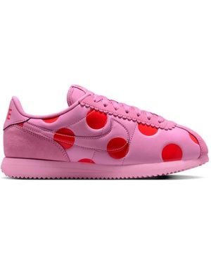 Nike Cortez Polka-Dot Sneakers - Pink