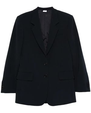 Aspesi Long-Sleeve Buttoned Blazer - Black
