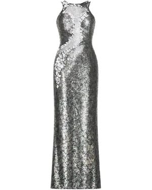 Lethicia Bronstein Zilma Floral-Embellishment Maxi Dress - White