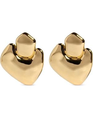 Monica Vinader Bold Stud Earrings - Metallic