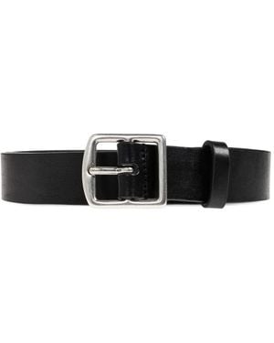 DSquared² Buckled Leather Belt - White