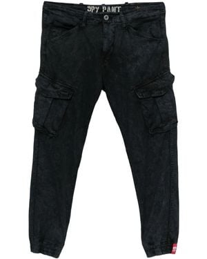 Alpha Industries テーパードパンツ - ブラック
