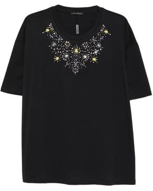 Marina Rinaldi Embellished T-Shirt - Black