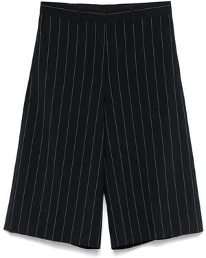 Stella McCartney Pinstriped Tailored Shorts - Black