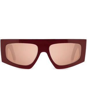 Etro Screen Rectangle-Frame Sunglasses - Brown