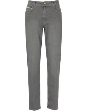 Briglia 1949 Five-Pocket Zip-Fly Trousers - Grey