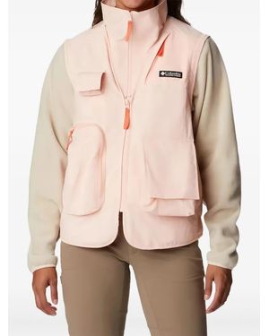 Columbia Fleece-Paneled Gilet - Natural