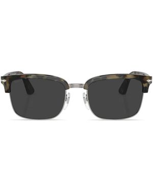 Persol Po3327S Rectangle-Frame Sunglasses - Black