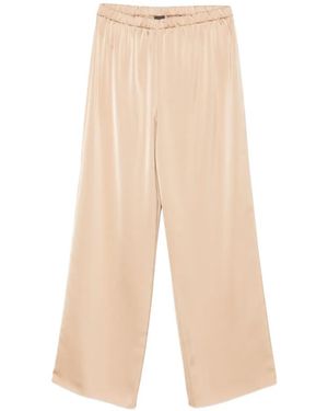 Marina Rinaldi Pmrtasca Elasticated-Waist Trousers - White