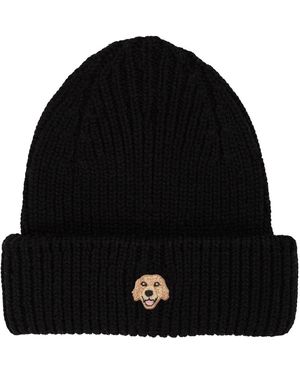 PELO FOUNDATION Labrador Patch Beanie - Black