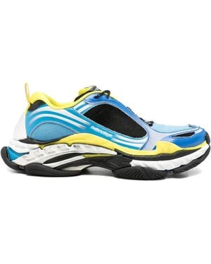 Balenciaga Baskets Triple S 2 À Empiècements - Bleu