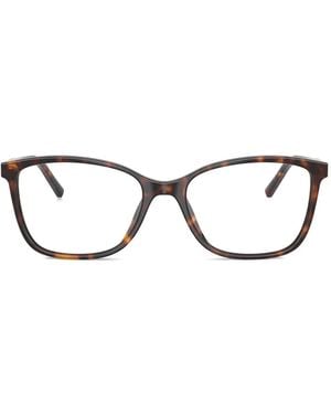 Dolce & Gabbana Dg3424 Rectangle-Frame Glasses - Brown