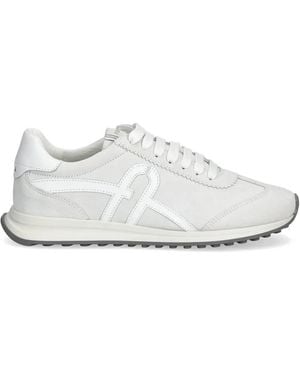 Furla Logo-Detail Trainers - White