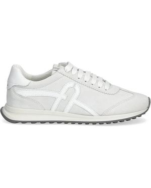 Furla Logo-Detail Trainers - White