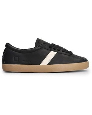 Date Prima Contrast-Stripe Sneakers - Black